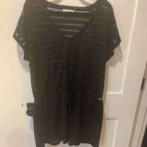 Calvin Klein Black Mesh Dress